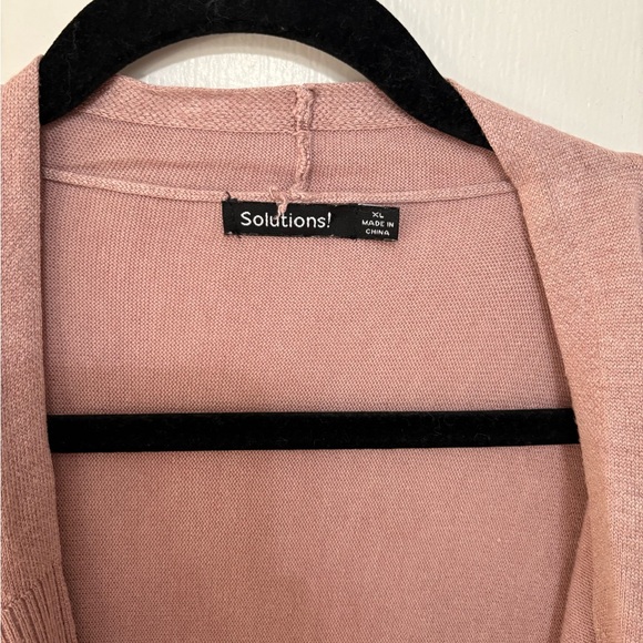 Women's Pink Cardigan - Picture 3 of 5